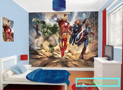 Carta da parati 364-3D in camera da letto - 70 foto