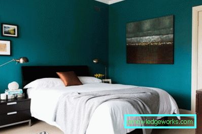 Le pareti della camera da letto