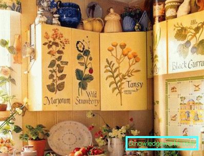 Decoupage mobili da cucina Decoupage mobili da cucina