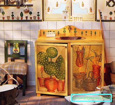 Decoupage mobili da cucina Decoupage mobili da cucina