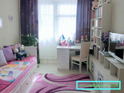 Stanza per bambini per una ragazza di 7 anni Stanza per bambini per una ragazza di 7 anni