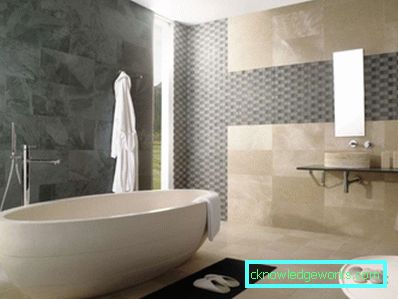 Piastrellatura del bagno: 54 idee fotografiche per la creazione di uno sfondo di designer