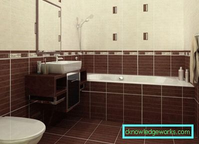 Piastrellatura del bagno: 54 idee fotografiche per la creazione di uno sfondo di designer