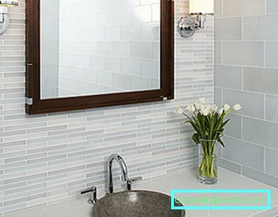 Piastrellatura del bagno: 54 idee fotografiche per la creazione di uno sfondo di designer