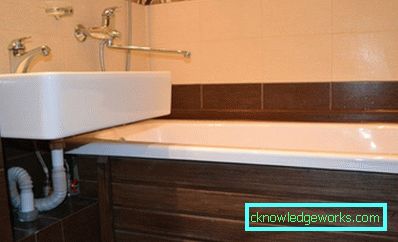 Gabinetto sotto il bagno - 84 foto di un elegante travestimento di armadi e scaffali