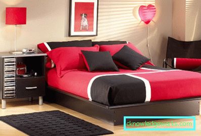 67 camere da letto in rosso (foto