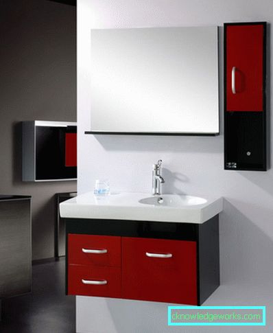 Bagno rosso: 91 foto di idee di design sorprendentemente luminose