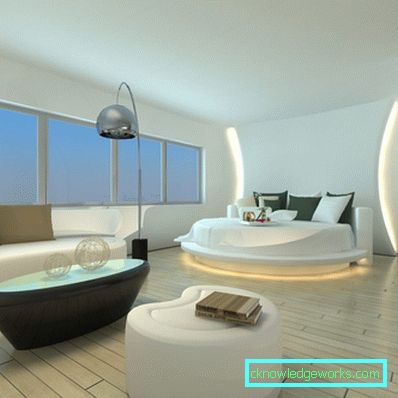 Minimalismo della camera da letto - una descrizione di come creare questo stile (58 foto)