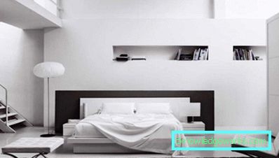 Minimalismo della camera da letto - una descrizione di come creare questo stile (58 foto)
