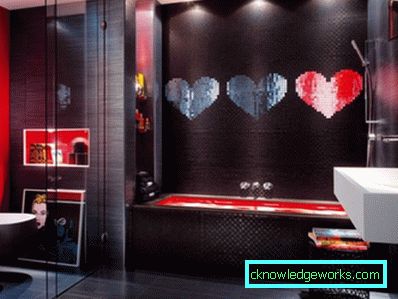 Bagno rosso: 91 foto di idee di design sorprendentemente luminose