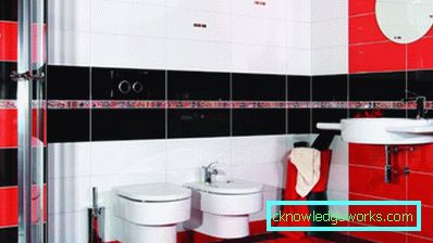 Bagno rosso: 91 foto di idee di design sorprendentemente luminose