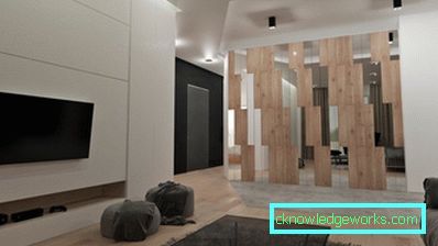 Sala stile minimalista - 60 foto interne per fronte grandi e piccoli