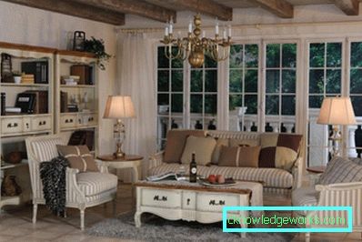 Stile country all'interno