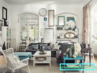 Stile country all'interno