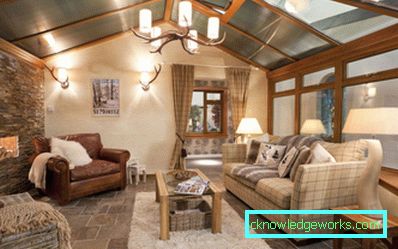 Stile country all'interno