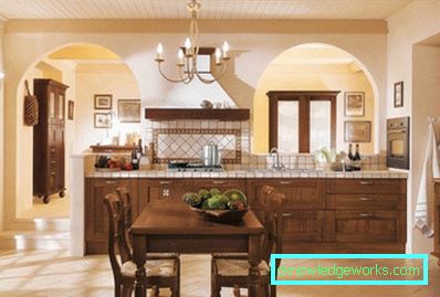 Stile country all'interno