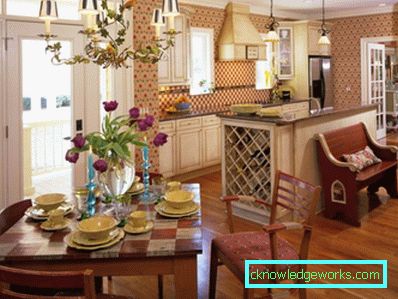Stile country all'interno