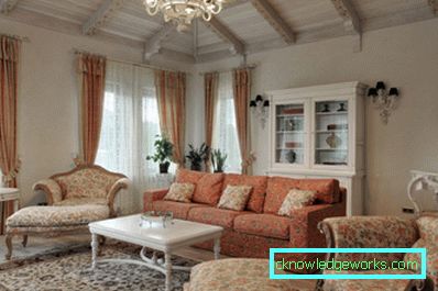 Stile country all'interno