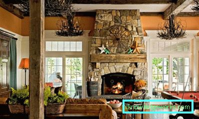 Stile country all'interno