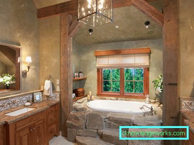Stile country all'interno