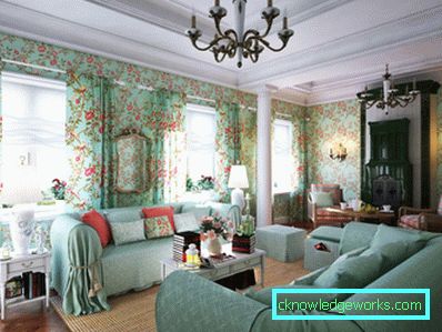 Stile country all'interno