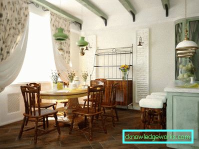 Stile country all'interno