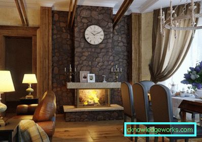 Stile country all'interno