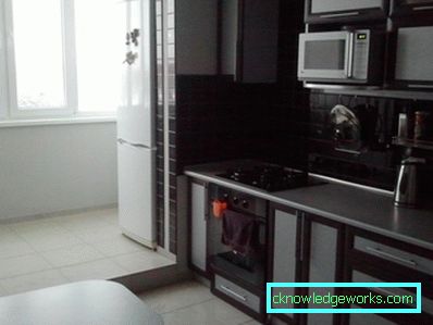 Cucina sul balcone - idee sulla progettazione e la disposizione dei mobili (85 foto)