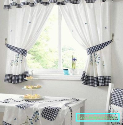 Tende per una piccola cucina - 65 foto di nuovi prodotti con il miglior design di tende
