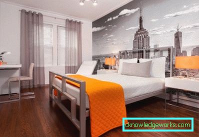 Design da 129 camere da letto con carta da parati fotografica