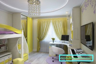 Tende gialle: un design accogliente e caldo (75 foto)