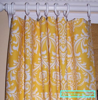 Tende gialle: un design accogliente e caldo (75 foto)
