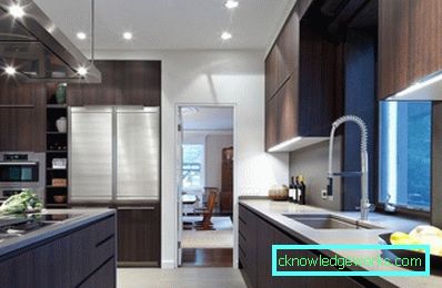 Foto: la cucina è la stanza più popolare in cui si usa il wenge.