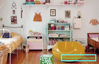 Foto: camera dei bambini in stile vintage
