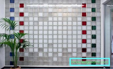 Blocchi di vetro 296 nell'interno come