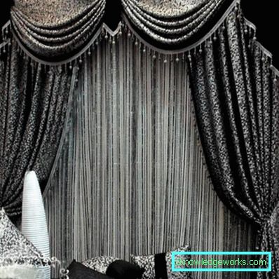Tende nere: 58 foto dal design rigoroso ed elegante con tende nere