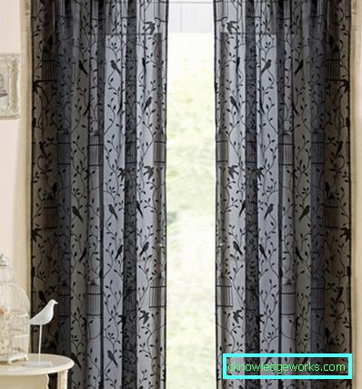 Tende nere: 58 foto dal design rigoroso ed elegante con tende nere