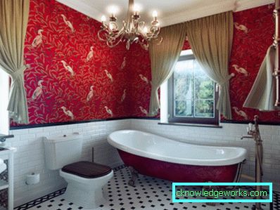 Bagno dipinto - saggiare con saggezza (77 foto di idee di design)