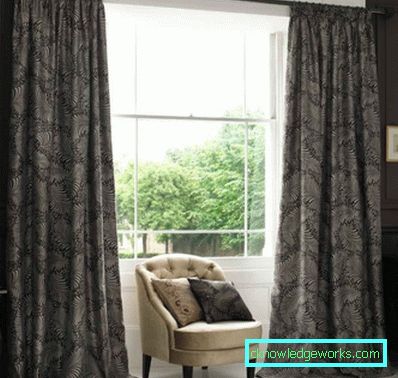 Tende nere: 58 foto dal design rigoroso ed elegante con tende nere