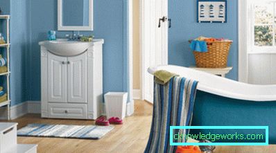 Bagno dipinto - saggiare con saggezza (77 foto di idee di design)