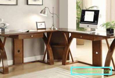 Scrivania angolare - 105 combinazioni di foto all'interno