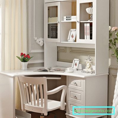 Scrivania angolare - 105 combinazioni di foto all'interno