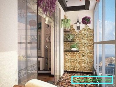 111 Balcone in vetro colorato: come sembra