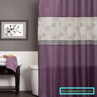 Bagno viola: una soluzione insolita per la progettazione dei colori