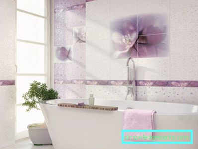 Bagno viola: una soluzione insolita per la progettazione dei colori