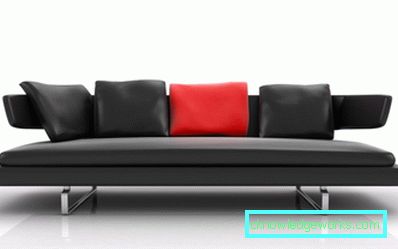 Divano in pelle all'interno - 100 opzioni di design fotografico