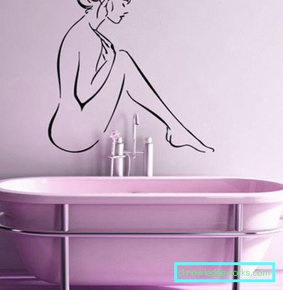 Bagno viola: una soluzione insolita per la progettazione dei colori