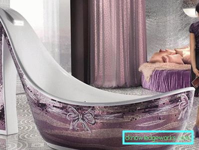 Bagno viola: una soluzione insolita per la progettazione dei colori