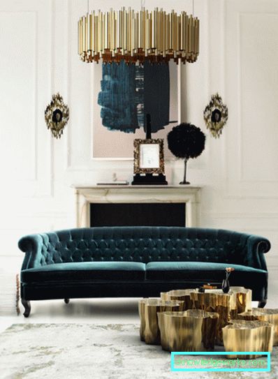 Divano in pelle all'interno - 100 opzioni di design fotografico