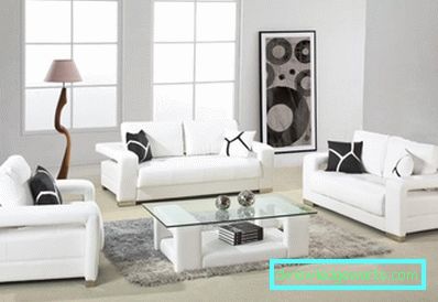 Divano in pelle all'interno - 100 opzioni di design fotografico
